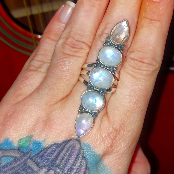 Jewelry - Five Stone Moonstone Statement Ring